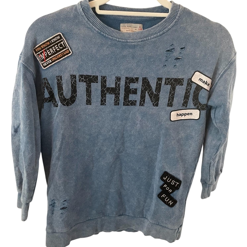 Blue Authentic Zara Boy's  Sweater